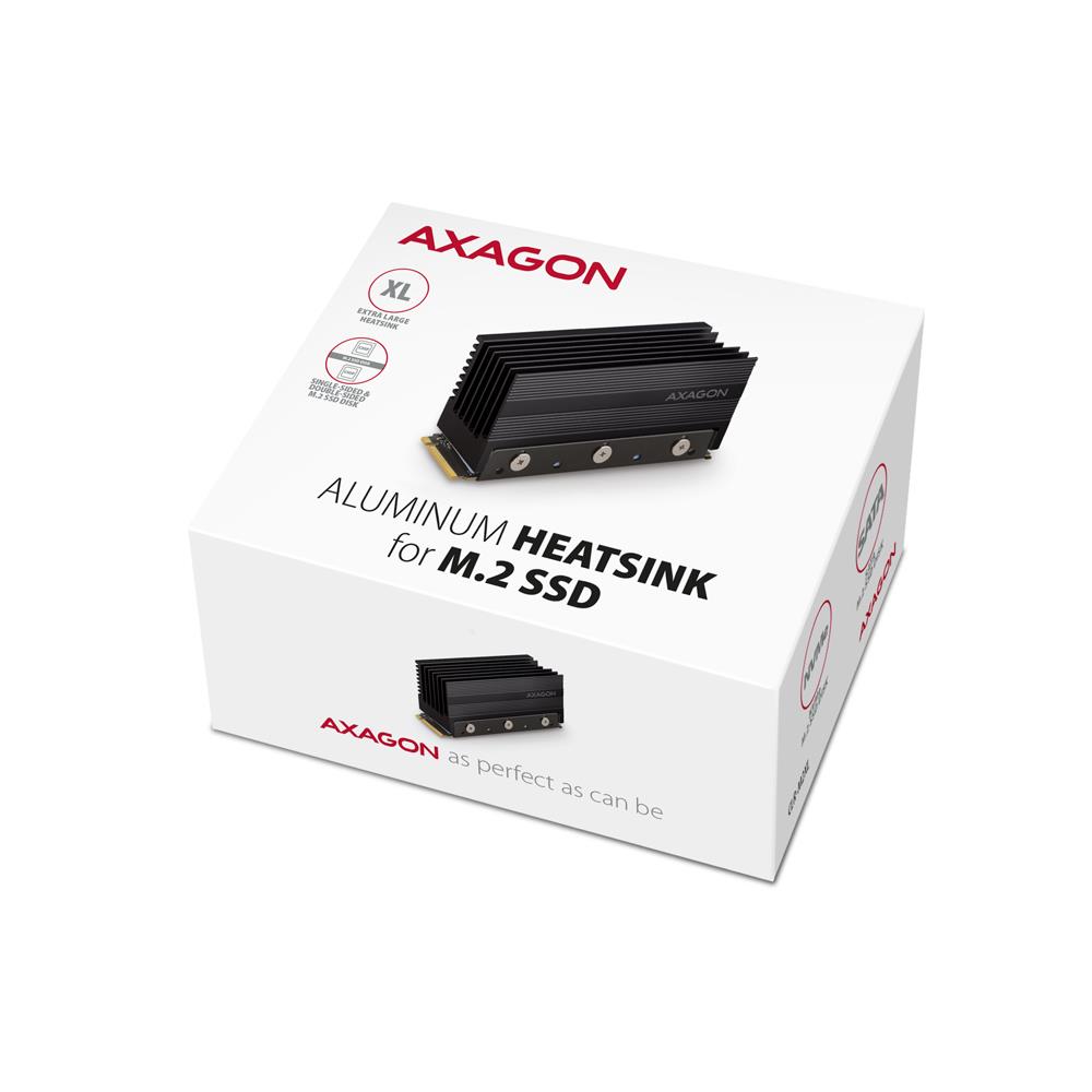 SSD ACC COOLER M.2 2280/36MM CLR-M2XL AXAGON