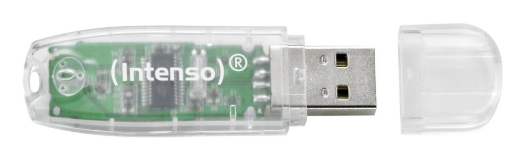 MÄLUPULK FLASH USB2 32GB/TRANSPARENT 3502480 INTENSO