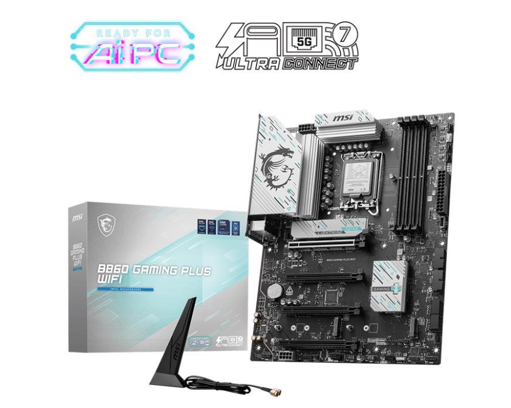 Emaplaat|MSI|Intel B860 Express|LGA1851|Memory DDR5|Memory slots 4|B860&...