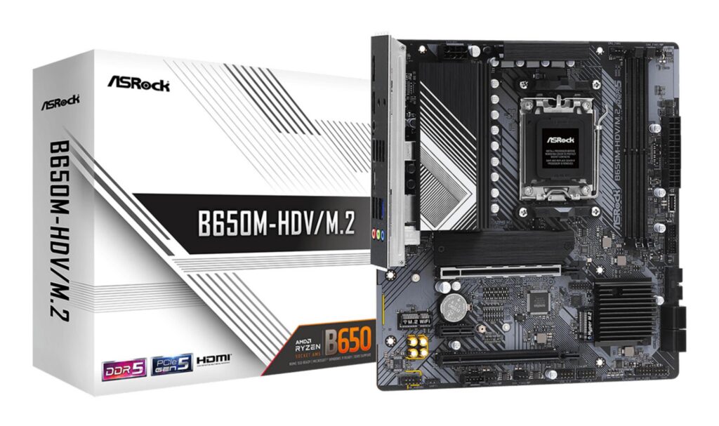 Emaplaat|ASROCK|AMD B650|SAM5|Micro-ATX|Memory DDR5|Memory slots 2|1xPC&...