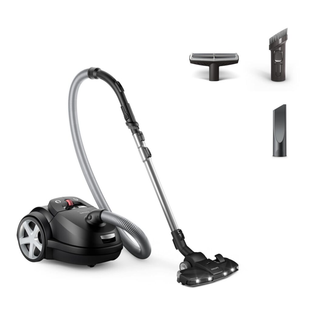 Vacuum Cleaner|PHILIPS|Bagged|900 Watts|Noise 75 dB|Black|Weight 5.3 kg|XD8122/10