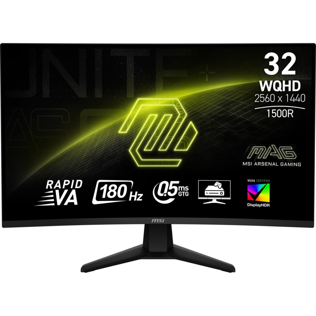 LCD Monitor|MSI|MAG 32CQ6F|31.5″|Mänguri/Curved|Panel VA|2560×...