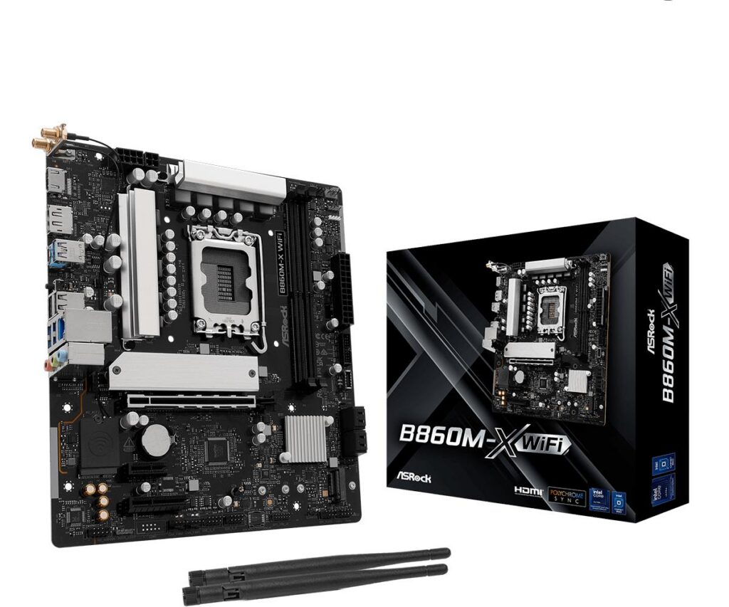 Emaplaat|ASROCK|Intel B860 Express|LGA1851|Micro-ATX|Memory DDR5|Memory&...