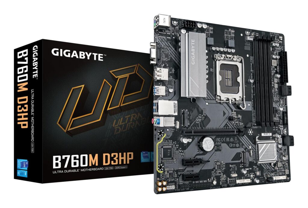 Emaplaat|GIGABYTE|Intel B760 Express|LGA1700|Micro-ATX|Memory DDR5|Memo&...