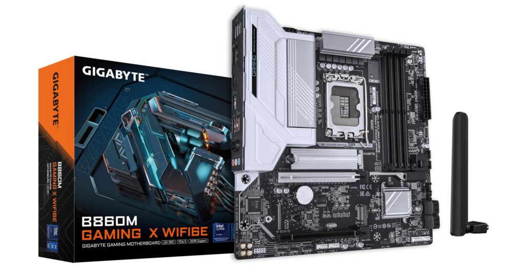 Emaplaat|GIGABYTE|Intel B860 Express|LGA1851|Micro-ATX|Memory DDR5|Memo&...