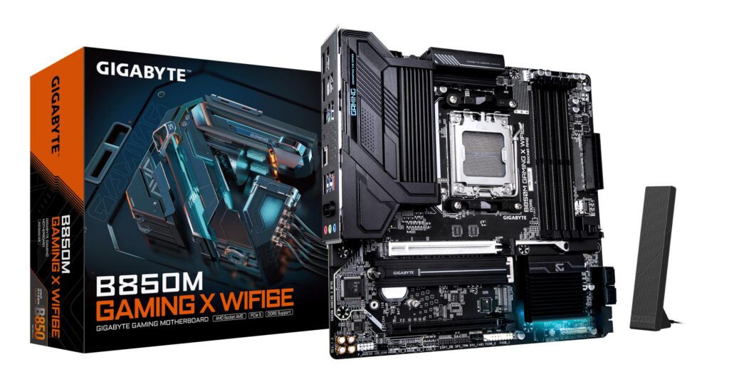 Emaplaat|GIGABYTE|AMD B850|Socket AM5|micro ATX|RAM DDR5-SDRAM|4xSlots|&...
