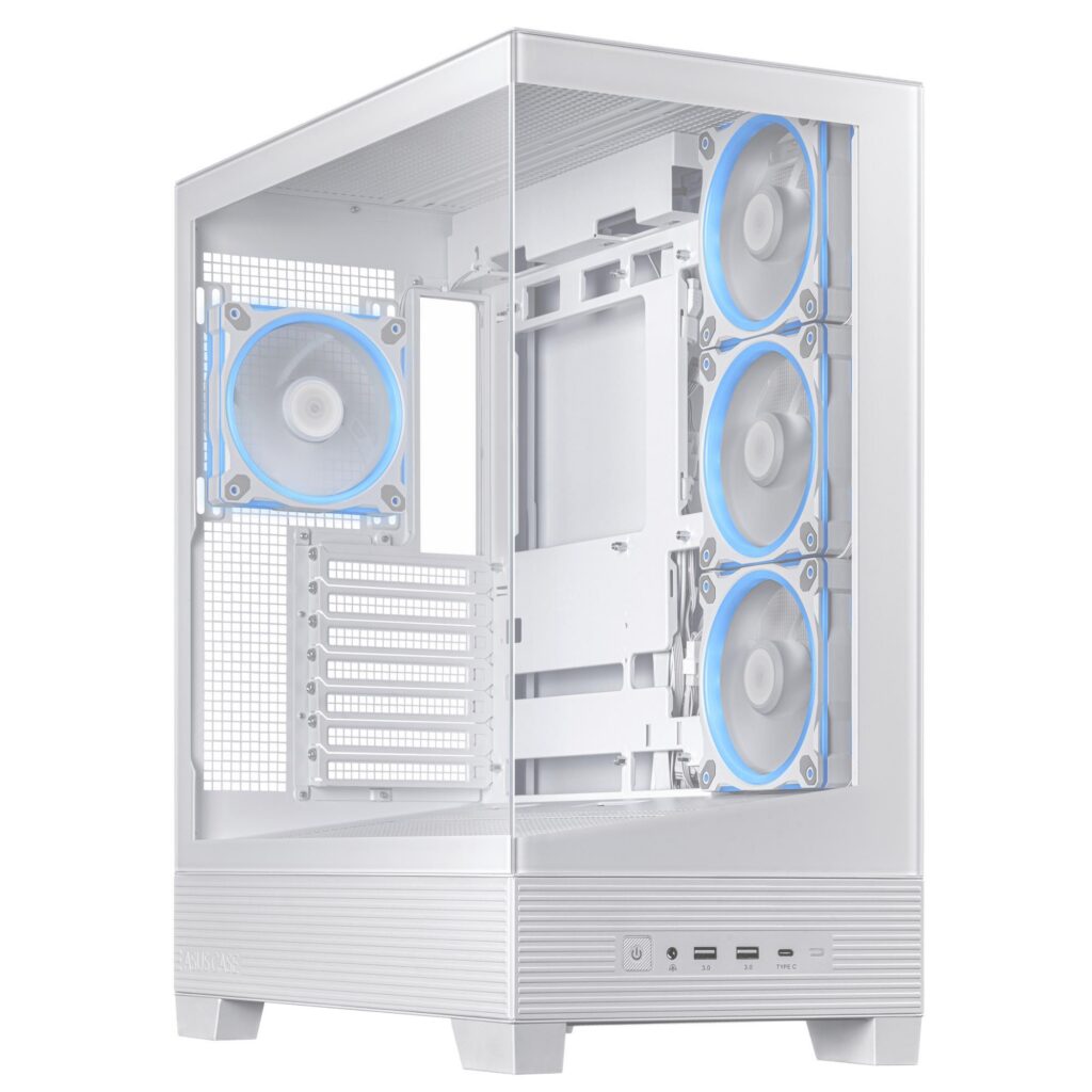 Case|ASUS|ASUS A31 PLUS Case|MidiTower|Case product features Transparent...