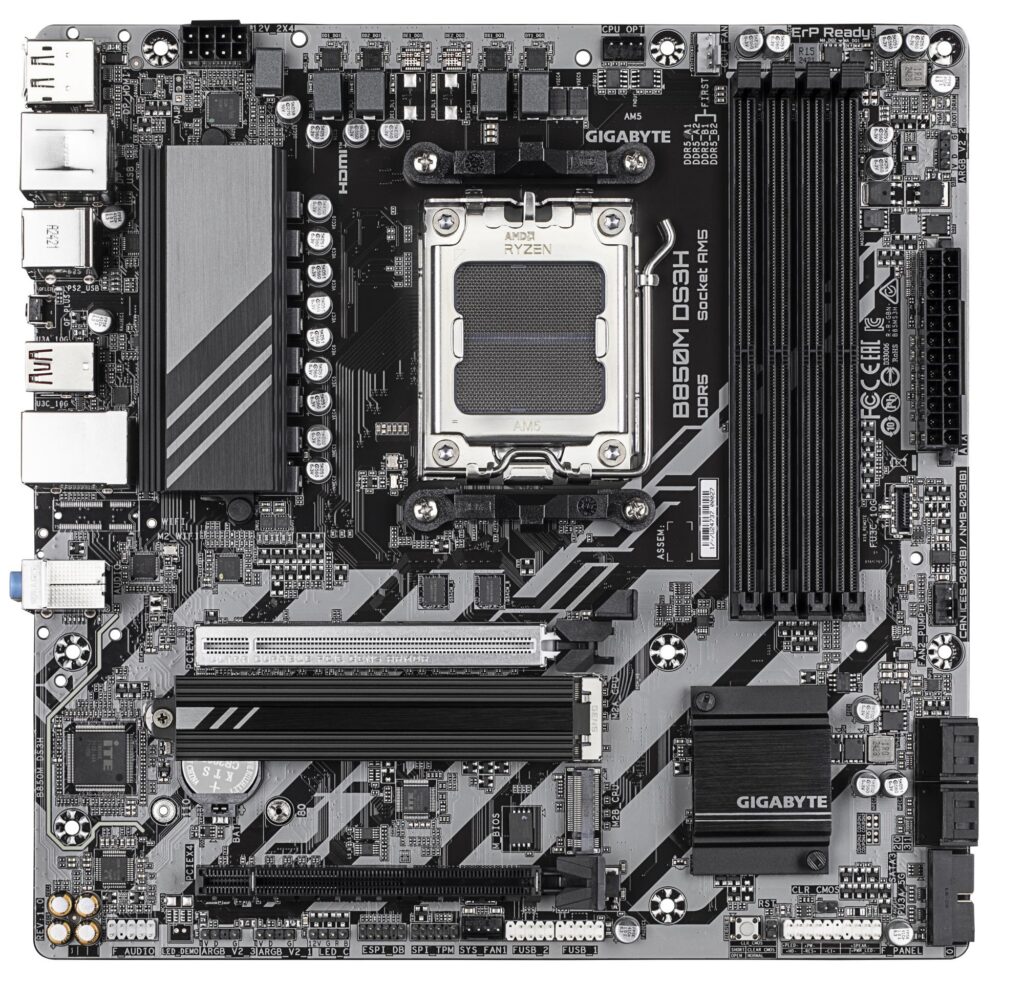 Emaplaat|GIGABYTE|AMD B850|Socket AM5|micro ATX|RAM DDR5-SDRAM|4xSlots|&...