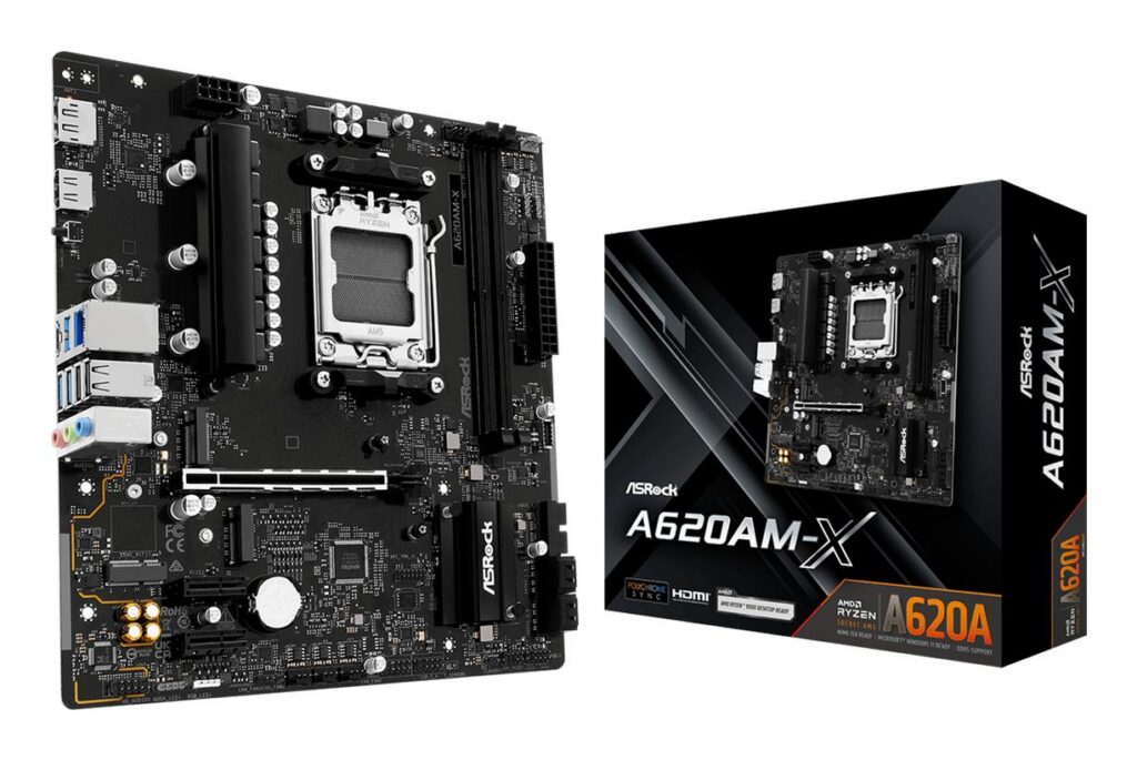 Emaplaat|ASROCK|AMD A620A|SAM5|Micro-ATX|Memory DDR5|Memory slots 2|A62&...