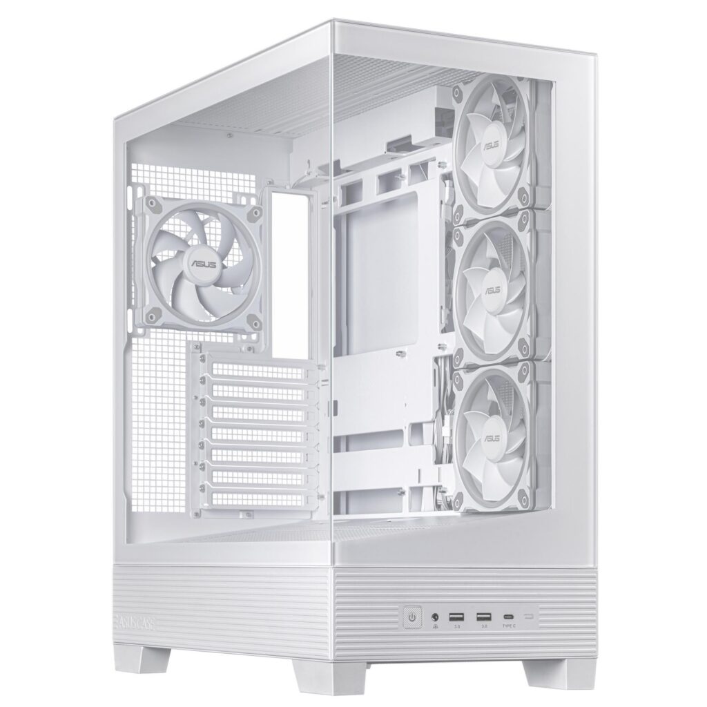 Case|ASUS|ASUS A31 PLUS Case|MidiTower|Case product features Transparent...