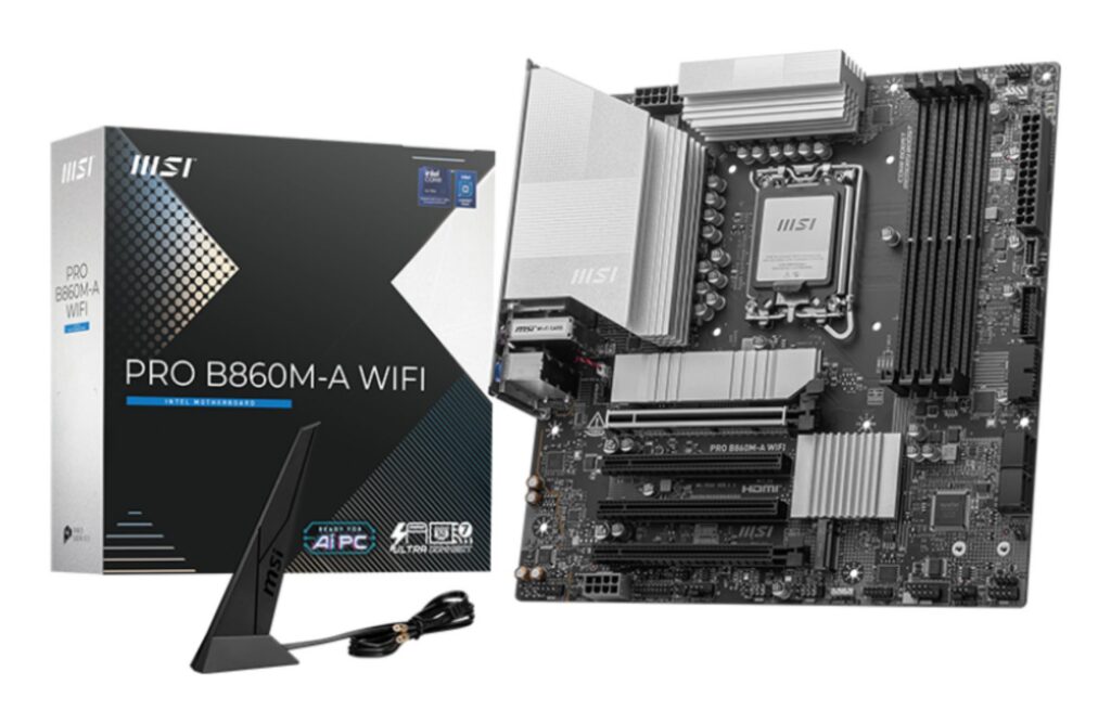 Emaplaat|MSI|Intel B860 Express|LGA1851|Micro-ATX|Memory DDR5|Memory sl&...