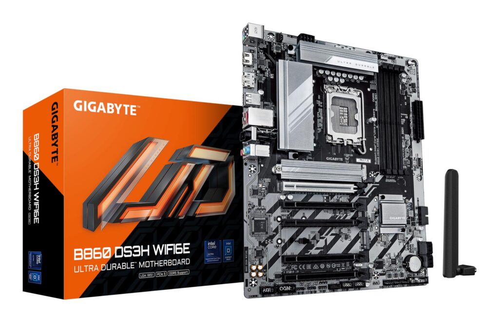 Emaplaat|GIGABYTE|Intel B860 Express|LGA1851|ATX|Memory DDR5|5xPCI-Expr&...