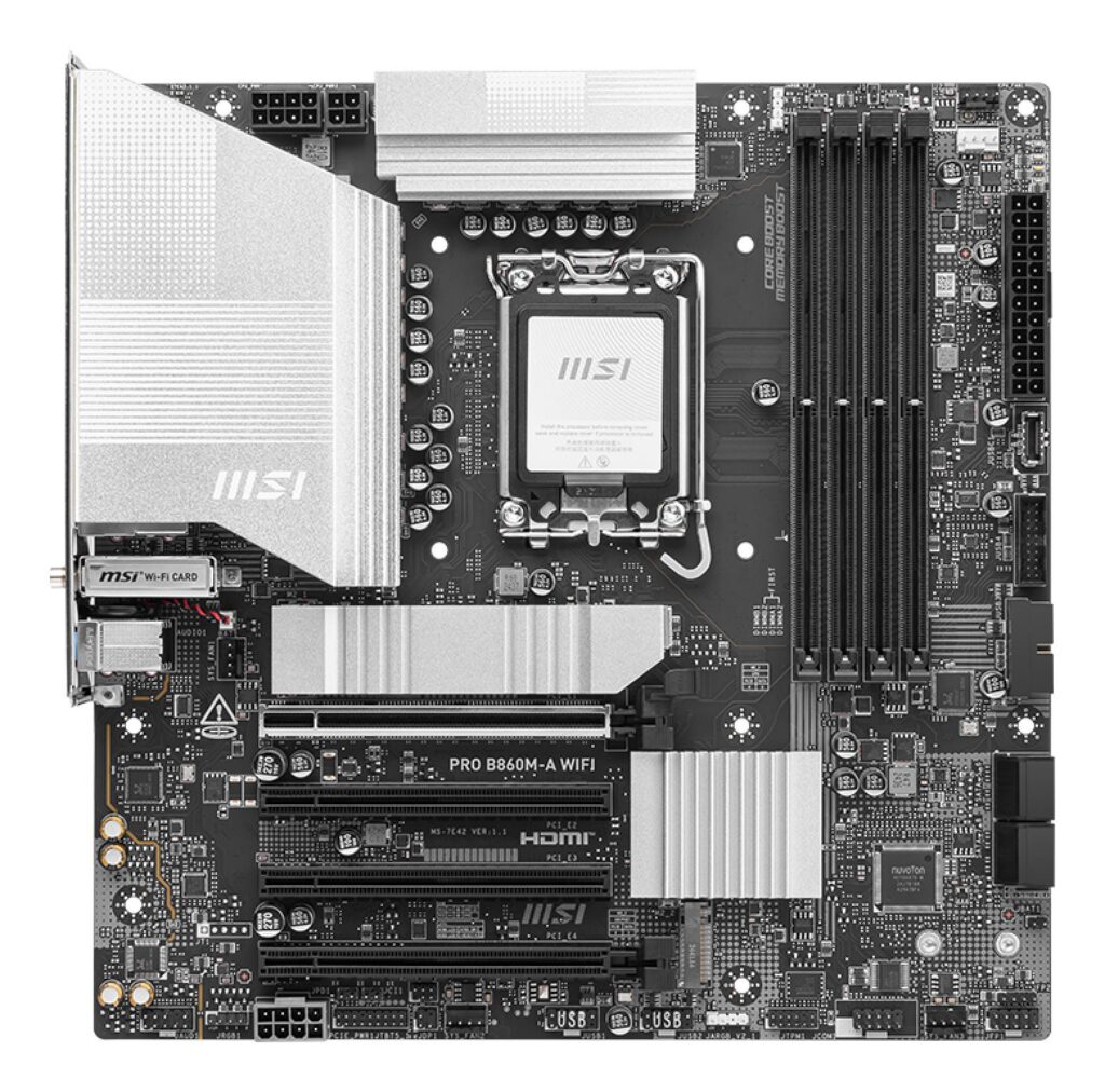 Emaplaat|MSI|Intel B860 Express|LGA1851|Micro-ATX|Memory DDR5|Memory sl&...