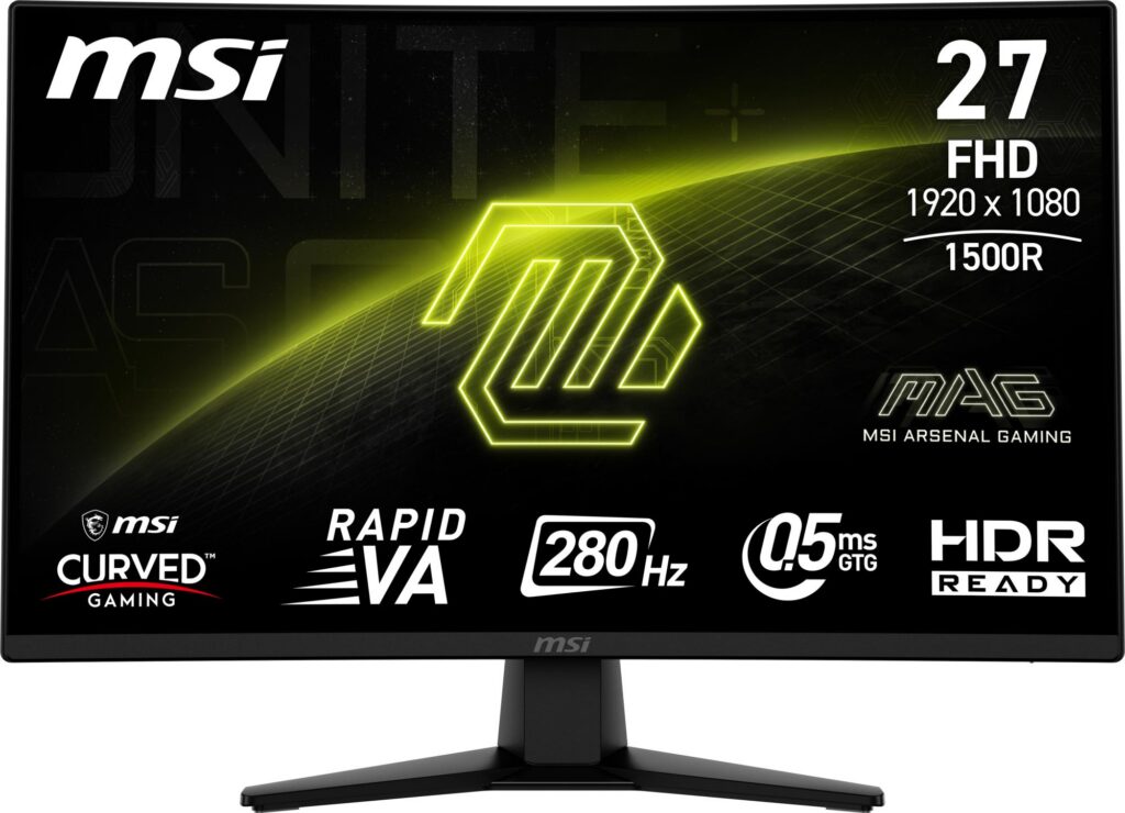 LCD Monitor|MSI|MAG 274CXF|27″|Mänguri/Curved|Tilt|Matte|Panel VA|...