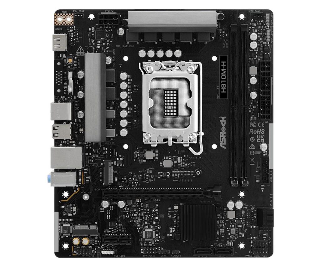 Emaplaat|ASROCK|H810M-H|Intel H810|LGA 1851 (Socket V1)|micro ATX|RAM D&...