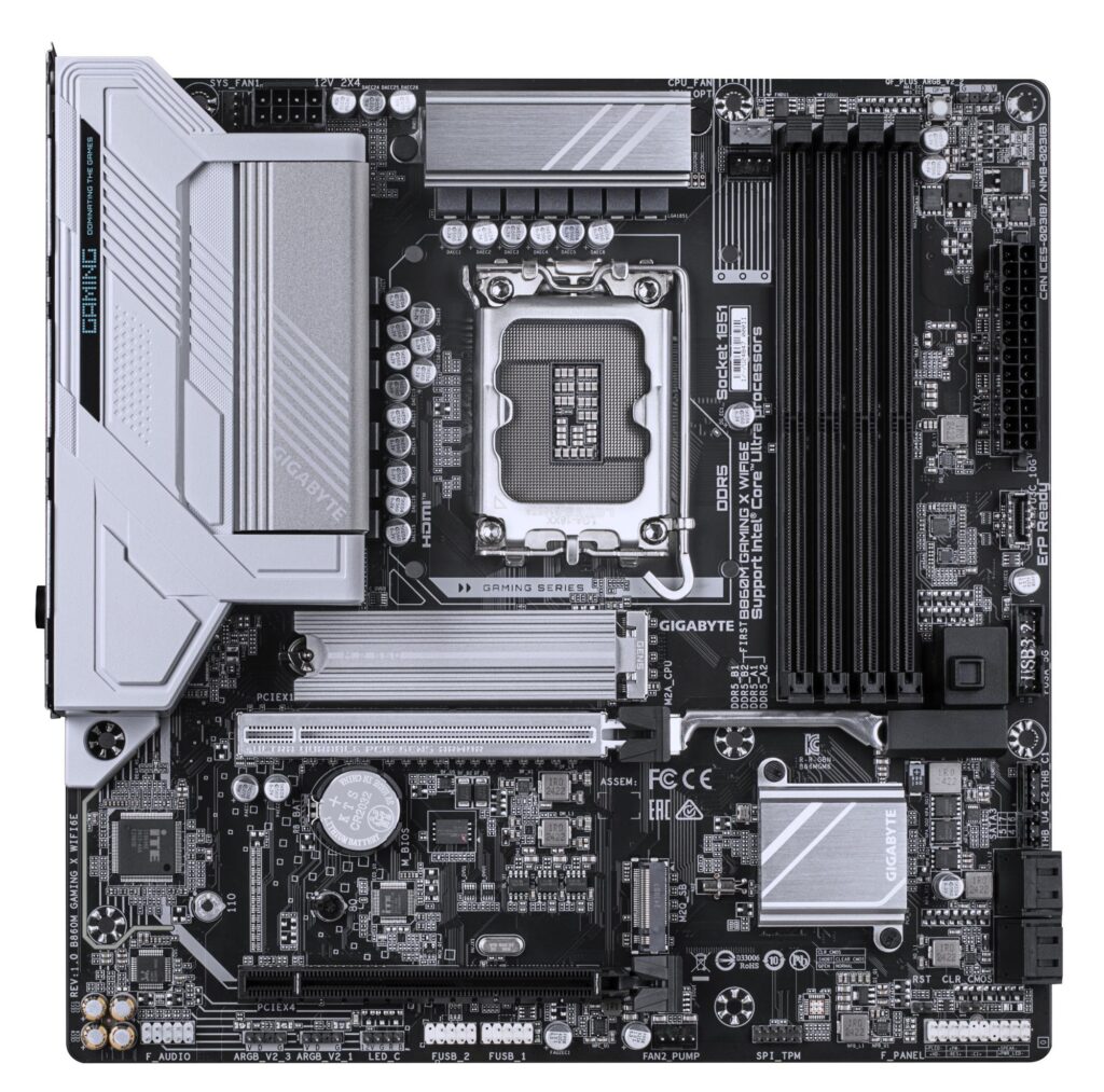 Emaplaat|GIGABYTE|Intel B860 Express|LGA1851|Micro-ATX|Memory DDR5|Memo&...