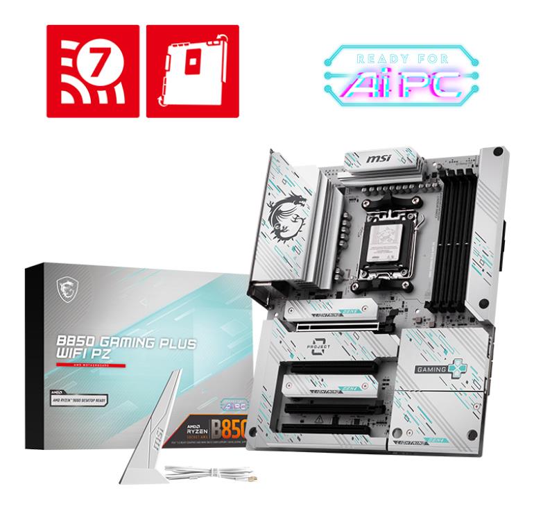 Emaplaat|MSI|AMD B850|SAM5|ATX|Memory DDR5|Memory slots 4|B850MänguriPLU...