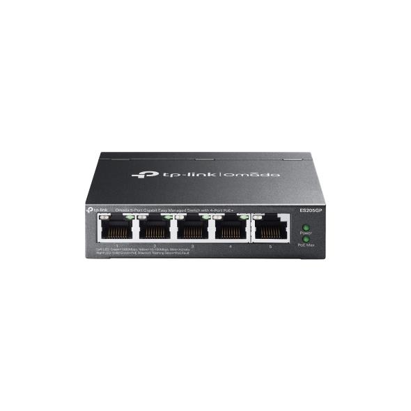 Switch|TP-LINK|OMADA|TP-LINK OMADA ES205GP|PoE ports 4|ES205GP