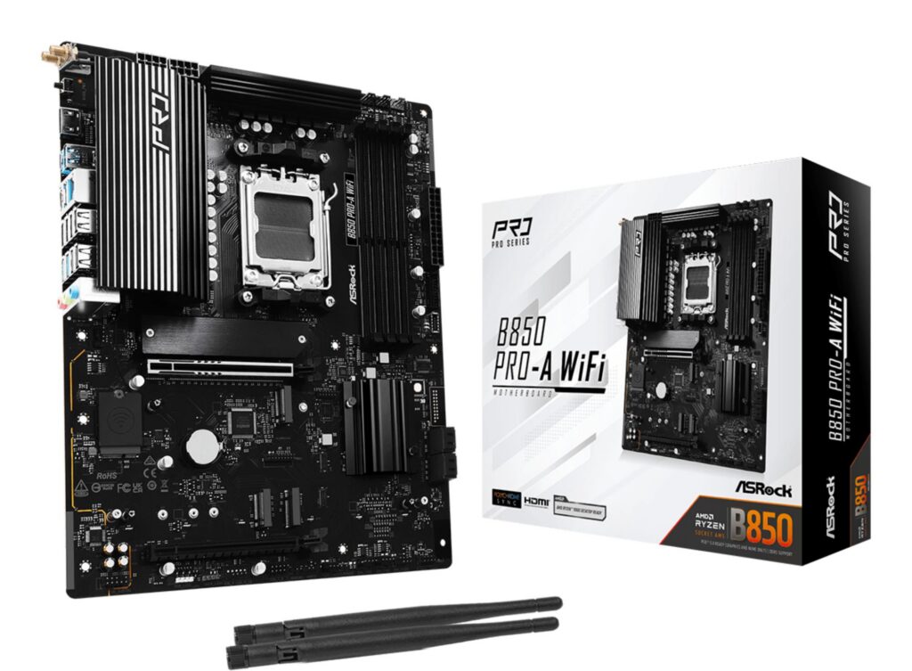 Emaplaat|ASROCK|AMD B850|SAM5|ATX|Memory DDR5|Memory slots 4|1xPCI-Expr&...