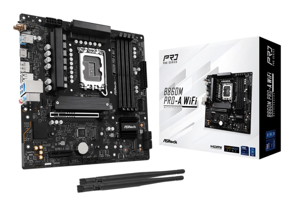 Emaplaat|ASROCK|Intel B860 Express|LGA1851|Micro-ATX|Memory DDR5|Memory&...