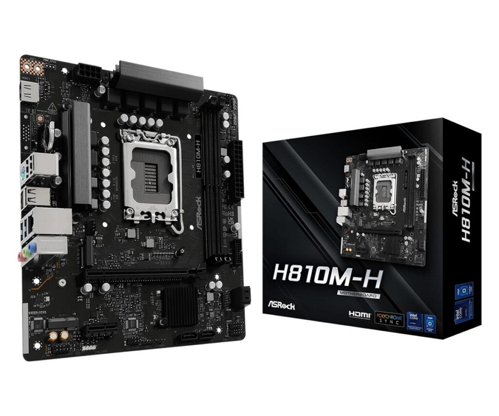 Emaplaat|ASROCK|H810M-H|Intel H810|LGA 1851 (Socket V1)|micro ATX|RAM D&...