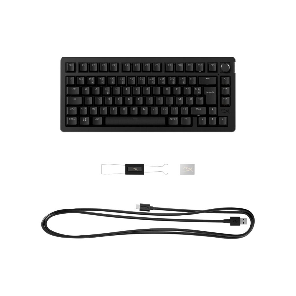 Klaviatuur ALLOY RISE 75 S BLACK/7G7A4AA#ABA HYPERX