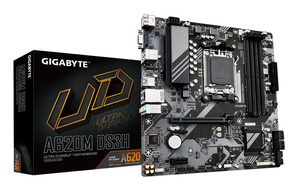 Emaplaat|GIGABYTE|AMD A620|Socket AM5|micro ATX|RAM DDR5-SDRAM|4xSlots|&...