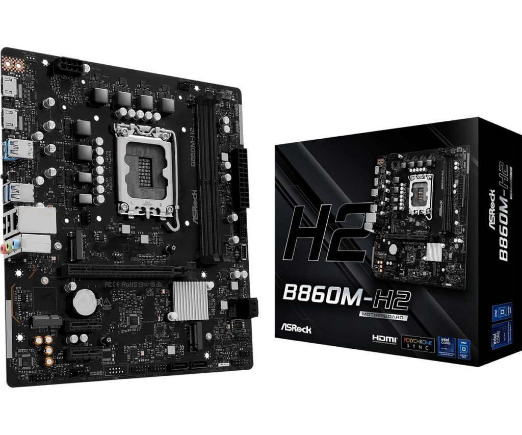Emaplaat|ASROCK|Intel B860 Express|LGA1851|Micro-ATX|Memory DDR5|Memory&...