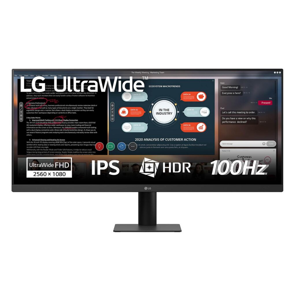 LCD Monitor|LG|29U511A-B|29″|Mänguri/21 : 9|Panel IPS|2560×10...