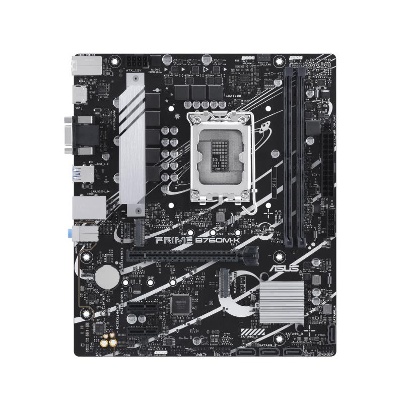 Emaplaat|ASUS|Intel B760 Express|LGA1700|Micro-ATX|Memory DDR5|Memory s&...