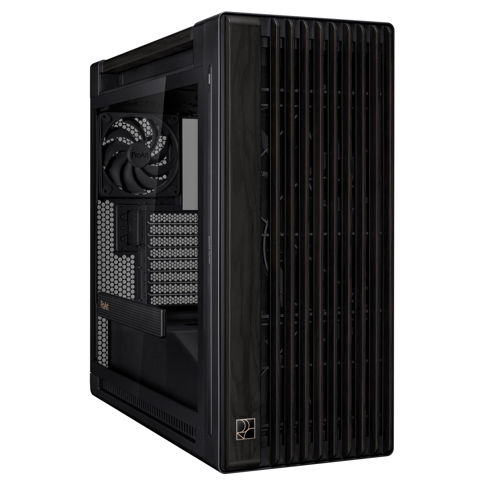 Case|ASUS|ProArt PA602 Wood Edition – Tempered Glass Panel|MidiTow...