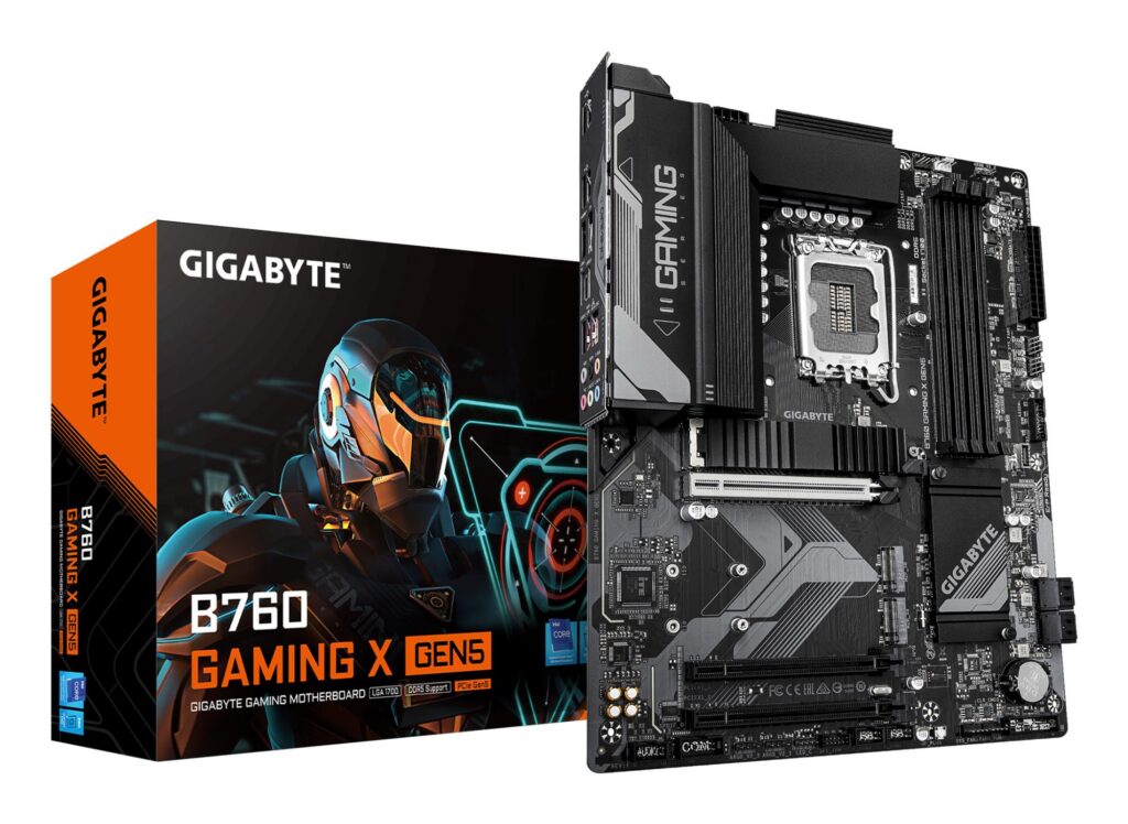 Mainboard|GIGABYTE|Intel B760 Express|LGA1700|ATX|Memory DDR5|Memory slo...