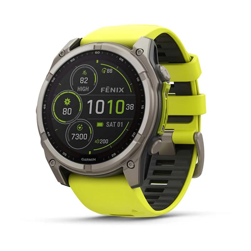 SMARTWATCH FENIX 8 SAPP. SOLAR/YELLOW 010-02907-21 GARMIN