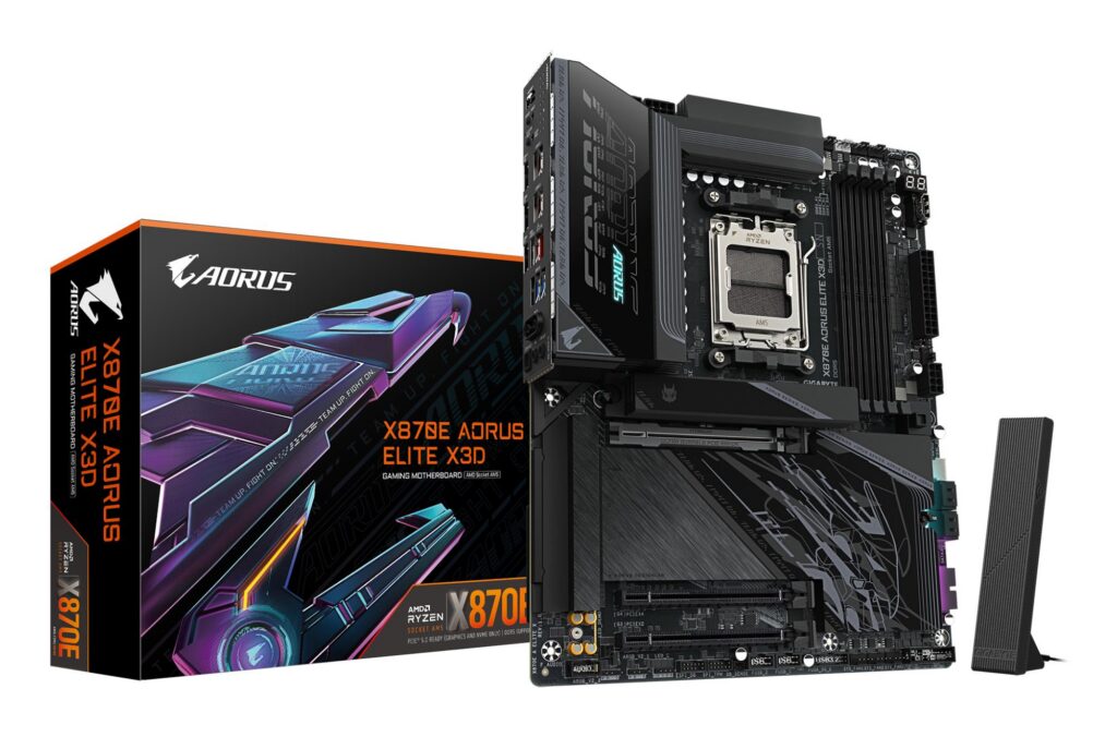 Emaplaat|GIGABYTE|AMD X870E|Socket AM5|ATX|RAM DDR5-SDRAM|4xSlots|Wi-Fi…