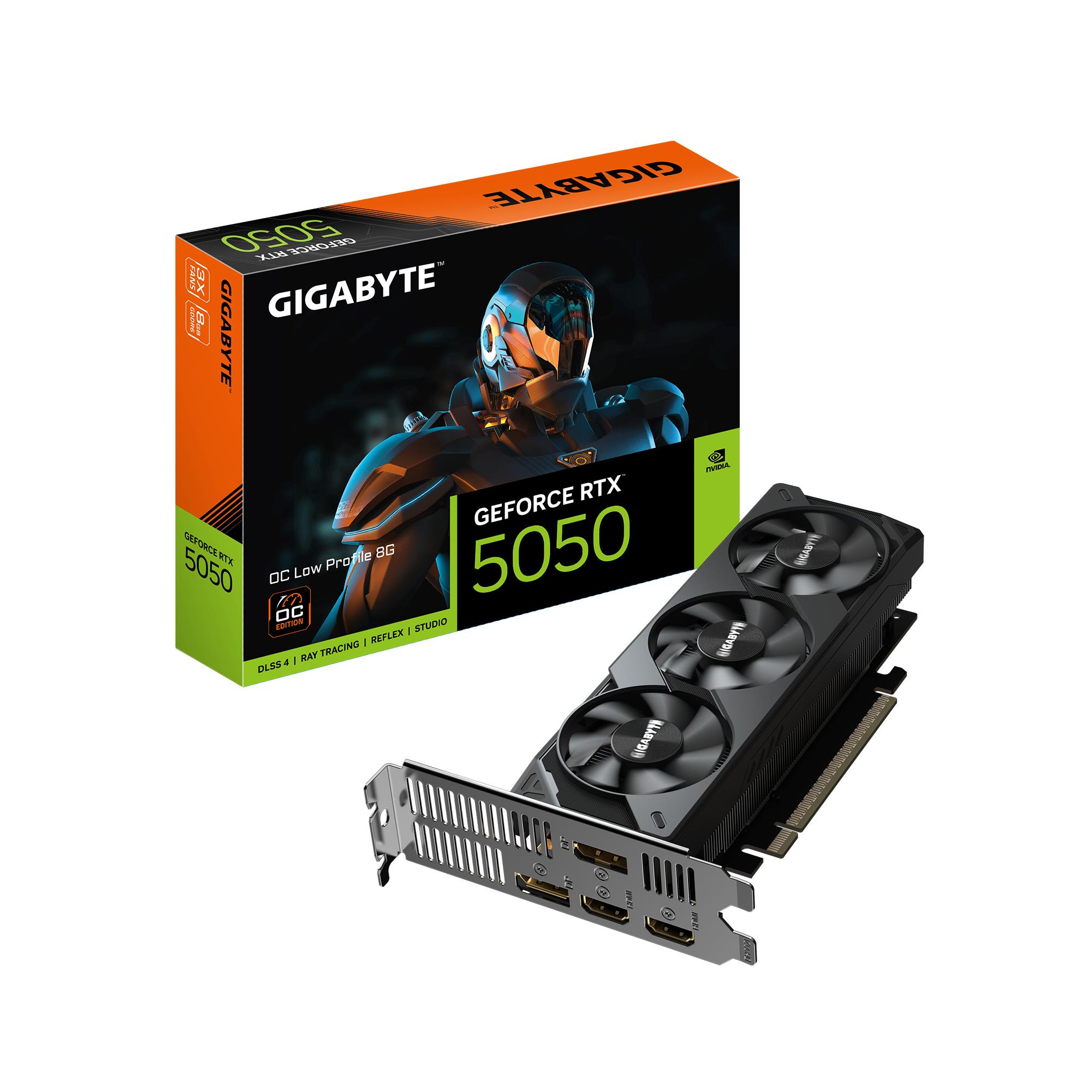 Videokaart|GIGABYTE|NVIDIA GeForce RTX 5050|8 GB|GDDR6|128 bit|PCIE 5...