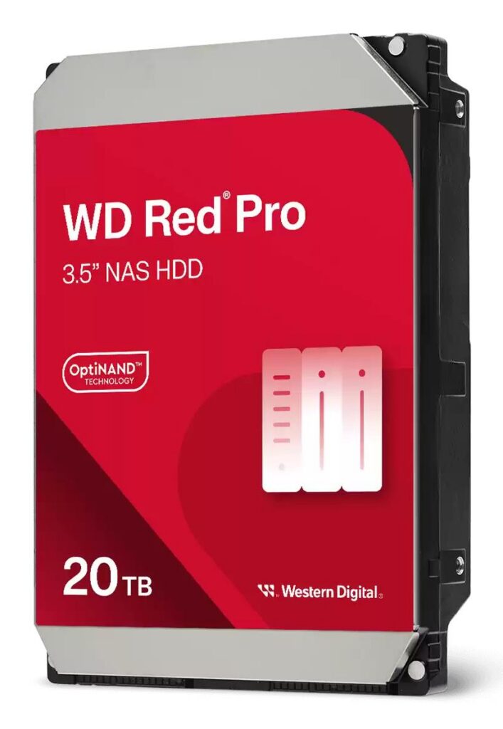 HDD|WESTERN DIGITAL|Red Pro|20TB|SATA 3.0|512 MB|7200 rpm|3,5″|WD2...