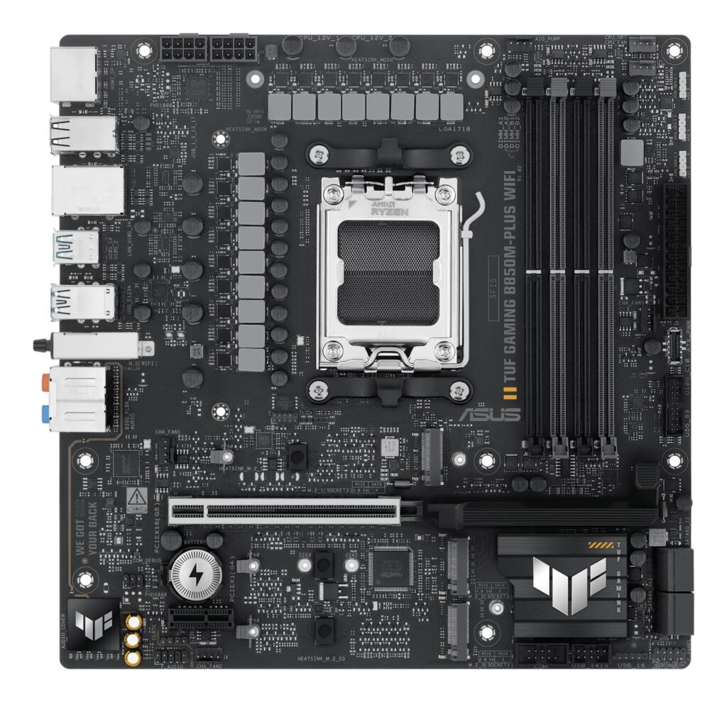 Mainboard|ASUS|AMD B850|SAM5|Micro-ATX|Memory DDR5|Memory slots 4|1xPCI-...