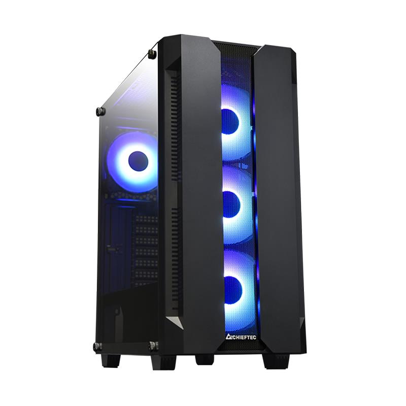 Case|CHIEFTEC|HUNTER|MidiTower|Not included|ATX|MiniITX|Colour Black|GS-...
