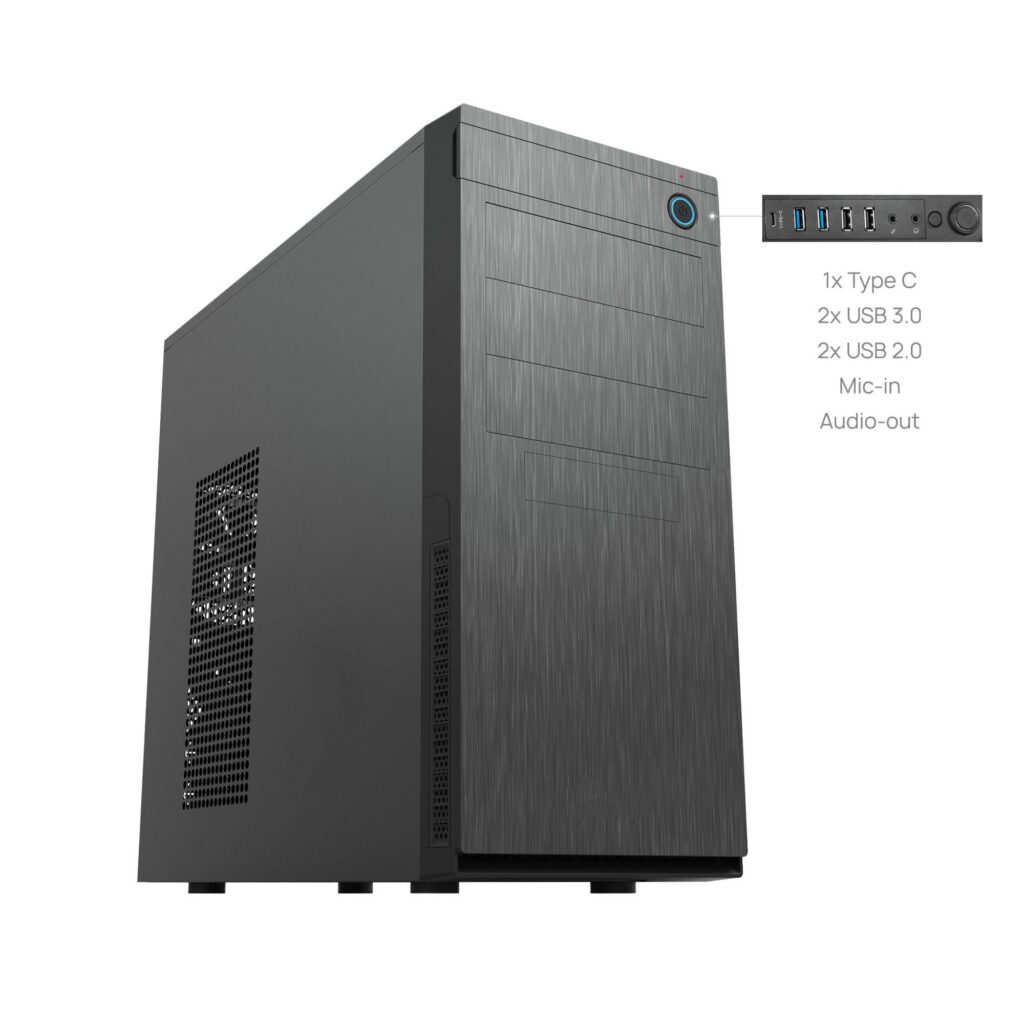 Case|CHIEFTEC|HC-10B-OP|MidiTower|Not included|ATX|MicroATX|MiniITX|Colo...