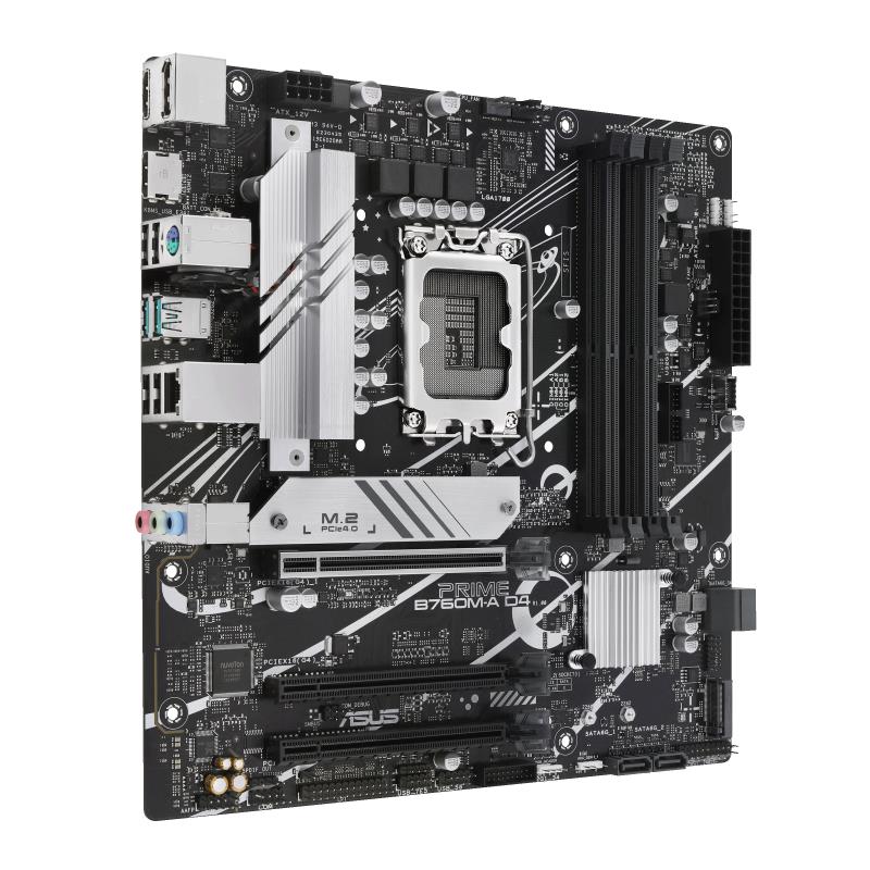 Emaplaat|ASUS|Intel B760 Express|LGA1700|Micro-ATX|Memory DDR4|Memory s&...