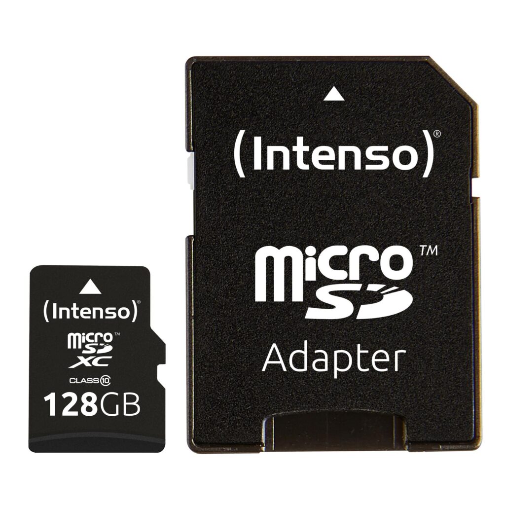MÄLUKAART SDXC 128GB C10/W/ADAPTER 3413491 INTENSO