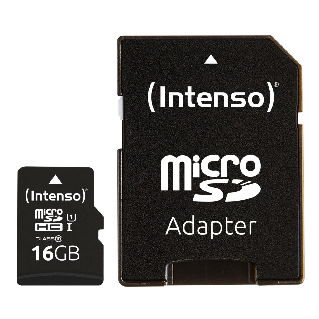 MEMORY MICRO SDHC 16GB UHS-I/W/ADAPTER 3423470 INTENSO