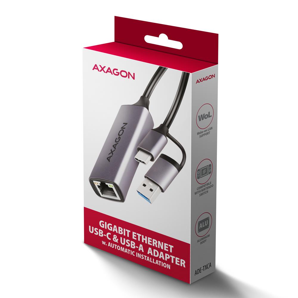 NET ADAPTER USB-C 1GB/ADE-TXCA AXAGON