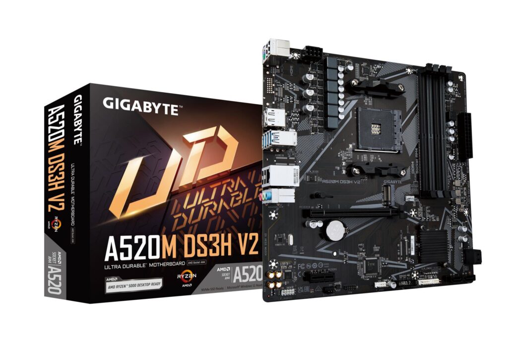Emaplaat|GIGABYTE|AMD A520|SAM4|Micro-ATX|Memory DDR4|Memory slots 4|A5&...