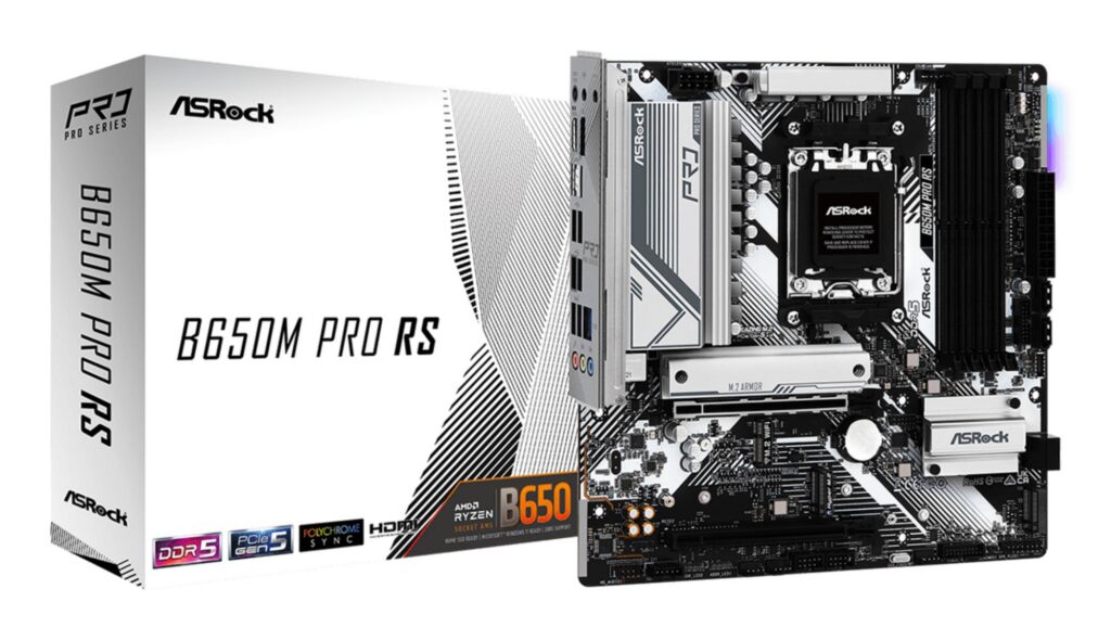 Emaplaat|ASROCK|AMD B650|SAM5|Micro-ATX|Memory DDR5|Memory slots 4|1xPC&...