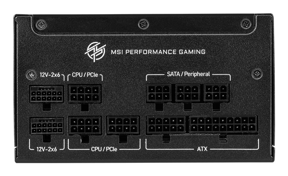 Toiteplokk|MSI|MPG A850GS PCIE5|ATX 3.1|850 Watts|Efficiency 80 PLUS G&#...