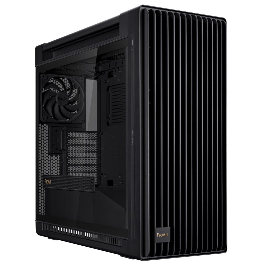 Case|ASUS|PA602|MidiTower|Case product features Transparent panel|Not included|ATX|EATX|MicroATX|MiniDTX|MiniITX|Colour Black|PROARTPA602TGARGBBLK