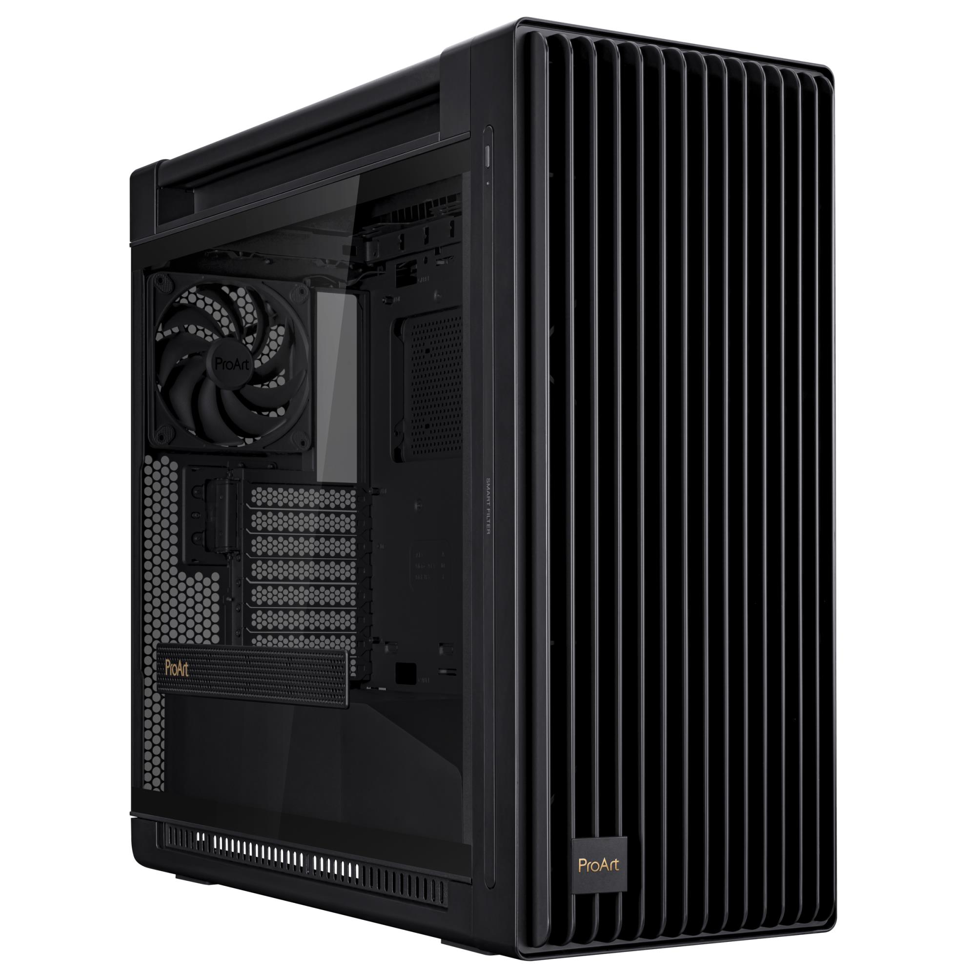 Case|ASUS|PA602|MidiTower|Case product features Transparent panel|Not in...