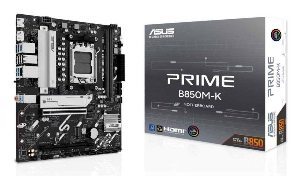 Emaplaat|ASUS|AMD B850|SAM5|Micro-ATX|Memory DDR5|Memory slots 2|1xPCI-&...