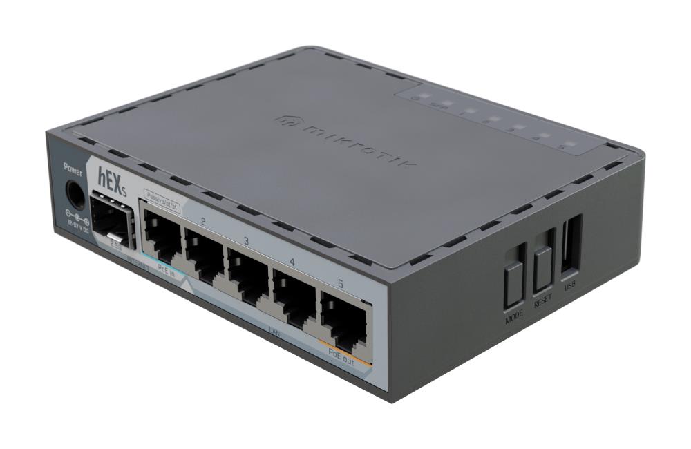 NET Ruuter/SWITCH 5PORT 1000M/HEX S E60IUGS MIKROTIK